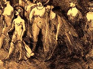 Vintage erotic drawings