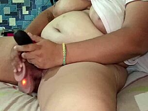 Chubby latina intense solo orgasm