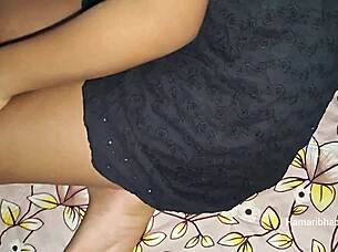 indian couple enjoys homemade sex on camera