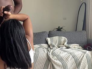 amateur couple films blowjob and facial cumshot