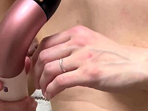 wife shows nipples after passionate sex session