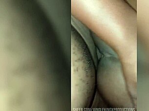 Black hooker taking 2 dicks