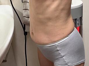 wife shows nipples after passionate sex session