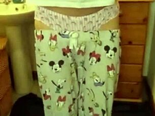 peeing in panties feels so good today