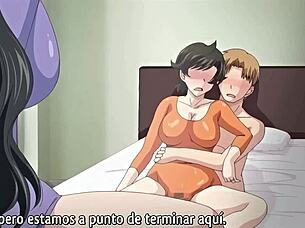 Hitosuma mitsu no niku cap 2 with Spanish subtitles