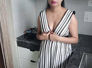 Sexy Indian Model Fucks Hard In Kitchen