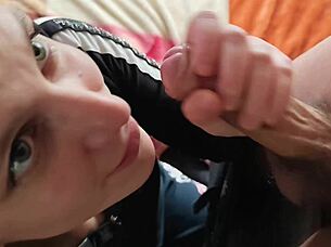 Real Homemade Deepthroat Cumshot Compilation