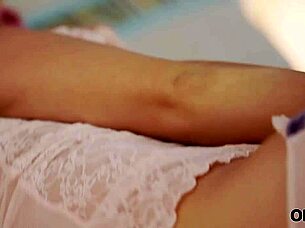 old man assfucks young girl in bed
