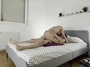 dirty roommate pays rent with hot oral