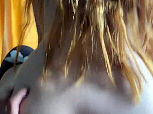 she got out of shower ready
