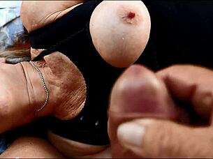 Bondage Breast Mam Birgit Has Two Orgasms Wanking