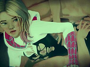 3d hentai gwen stacy bound heroine