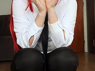 makima chainsaw man dominatrix joi cei cosplay