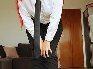 makima chainsaw man dominatrix joi cei cosplay