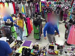 tattooed shoplifter bunny fae banged by guards