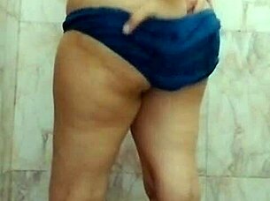 hot girlfriend fingers her tight pussy at home