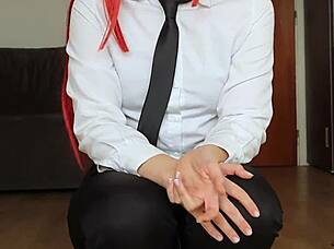 makima chainsaw man dominatrix joi cei cosplay