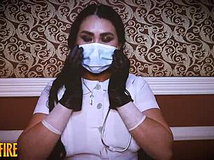 Medical Fetish Long Latex Gloves Asmr Roleplay Session