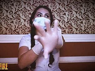 Medical Fetish Long Latex Gloves Asmr Roleplay Session