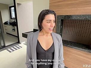 beautiful big ass real estate agent shows her skills