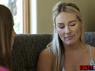 Hot caregiver laney grey fucks horny blonde lesbian bunny madison and enjoyed hot pussy licking