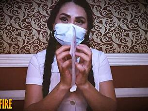 Medical Fetish Long Latex Gloves Asmr Roleplay Session