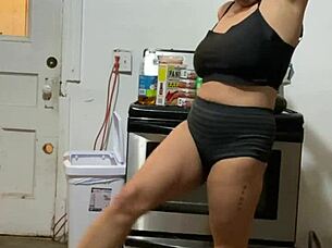 Anna maria mature latina sexy dominican milf in black part 3