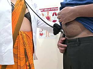 Doctor provides care in bangladesh hospital