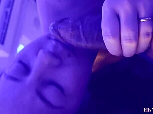 blonde wife sucks hard then takes a facial