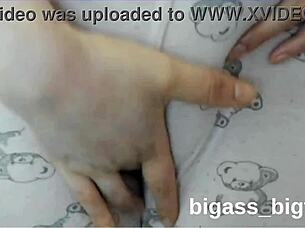 Latina masturbates in pajamas showing camel toe
