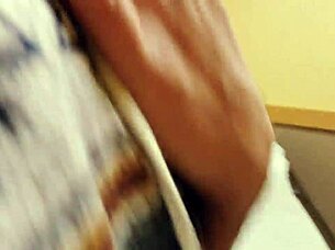 cute girl doctor blowjob and risky sex outside