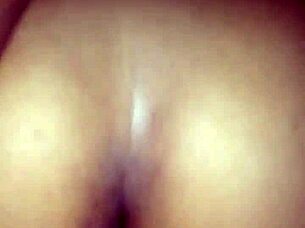 College girlfriend throws ass back for money
