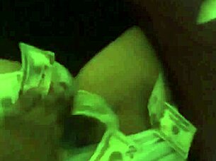 College girlfriend throws ass back for money