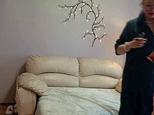 Mature ladies enjoy solo masturbation process