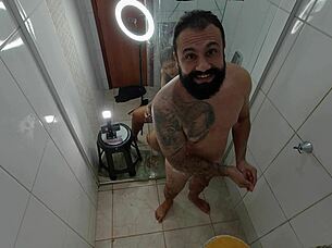 behind scenes shaving for anal prep