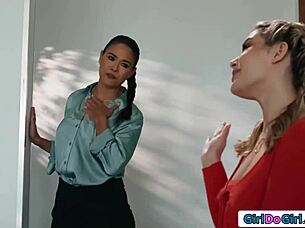 My milf asian ex boss disciplines me and fistfucks my pussy