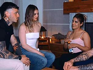 argentinian swingers couples explore together in a group