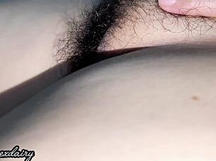 filipina cheating wife chubby and hairy pussy close up