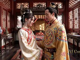 chinese emperor fucks his new concubine ai generated