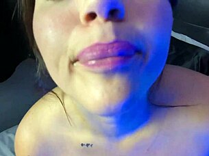 Begging hard for cum all over pretty face