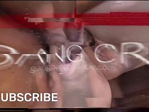 robbin rose takes multiple loads in gangbang