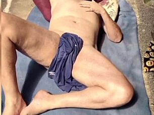 indian audience enjoys solo male sensual private show