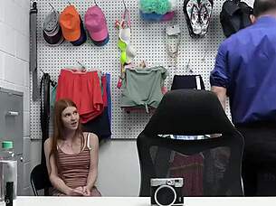 Teens bend over for guard cavity search during backstage casting session