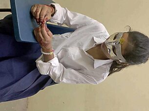 Indian schoolgirl enjoys outdoor sex on ranch