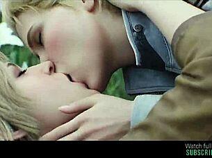 Eva x boss shares lesbian kissing scene