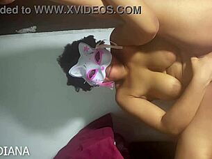 Wet pussy gets pounded hard in slow motion closeup