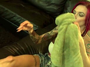 5th element footjob fantasy anna bell peaks teases with her sexy tattooed toes