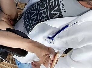 My gynecologist fucks me during routine exam