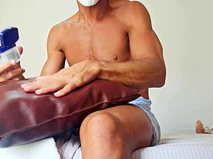 Rock hard fleshlight stamina exercise lasts for hours