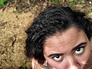 meu amigo me levou para uma trilha na floresta